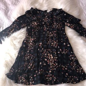 Zara Floral Girls Soft Fabric Dress